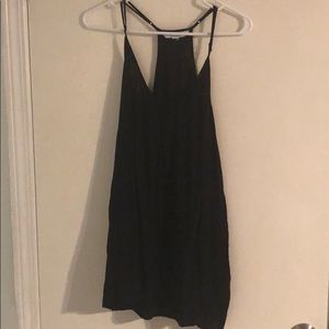 Black tank top